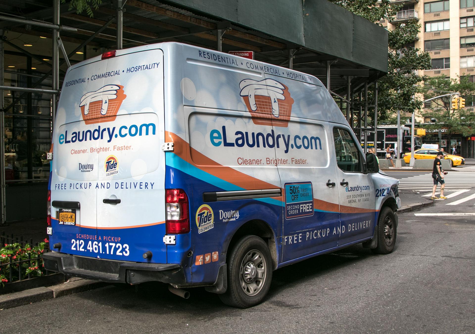 eLaundry van.